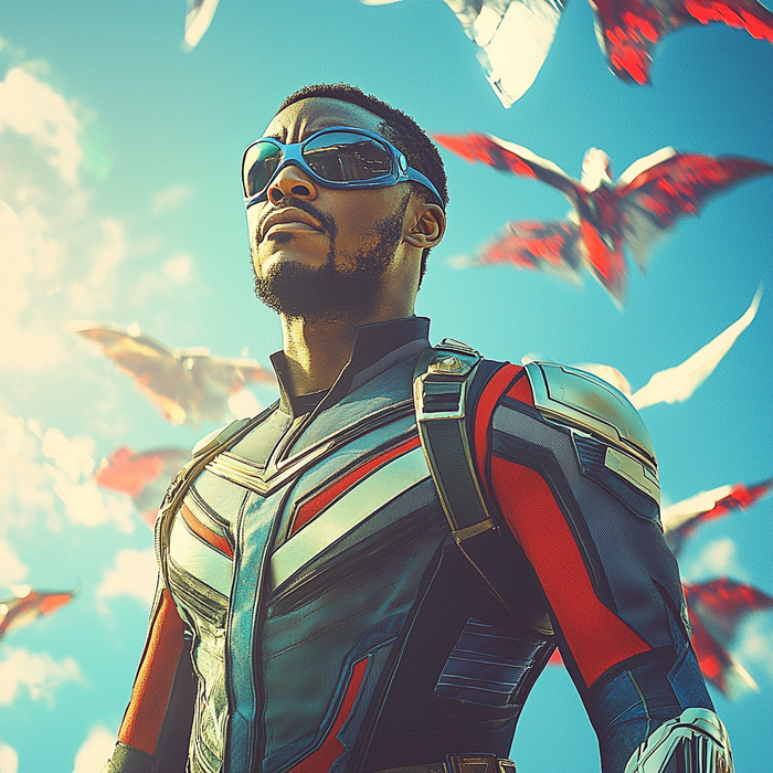 Anthony Mackie: The New Legacy Of Captain America Painting Diamond Kit