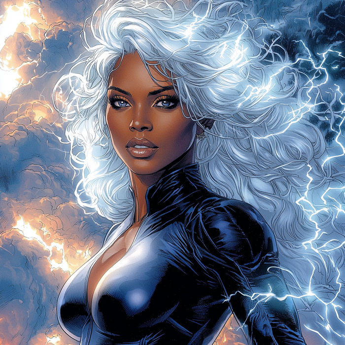 Halle Berry: A Bond's Grace And Storm's Power Paint By Diamonds Kits