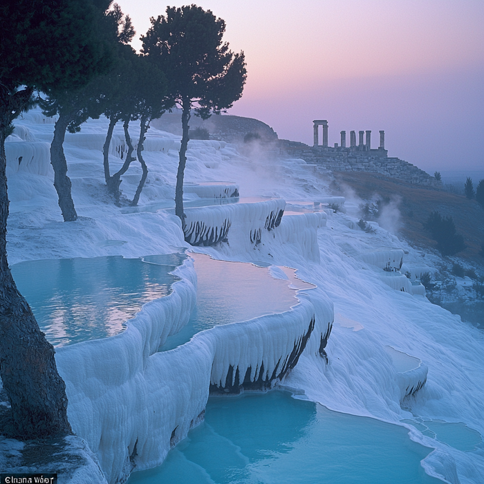 Pamukkale Thermal Pools - Denizli Paint By Diamonds