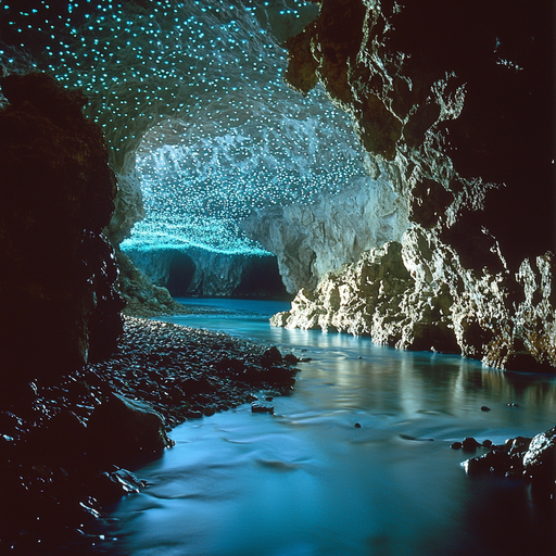 Waitomo Glowworm Caves - New Zealand Diamonded Painting Kits