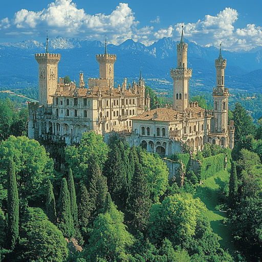 Neuschwanstein Castle - Schwangau Paint By Diamonds