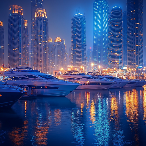 Dubai Marina Diamonded Painting Kits