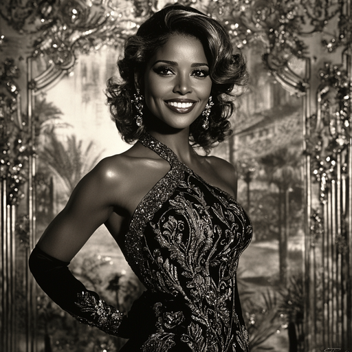 Halle Berry: A Fierce Icon In Hollywood's Spotlight Painting By Diamonds Kit