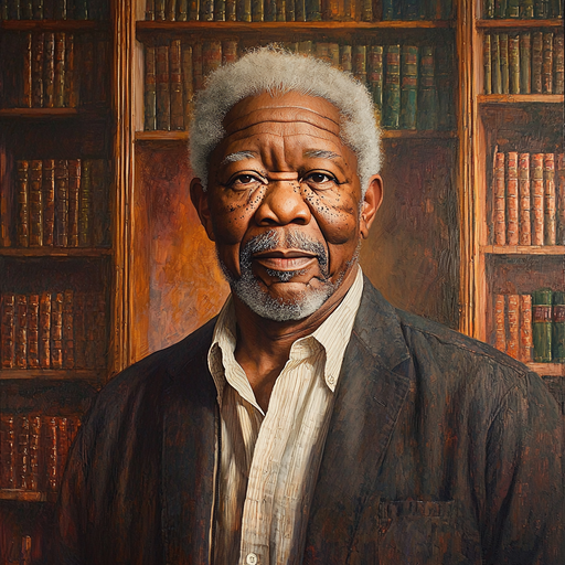 Morgan Freeman: The Voice Of Wisdom And Gravity DIY Paint By Diamonds