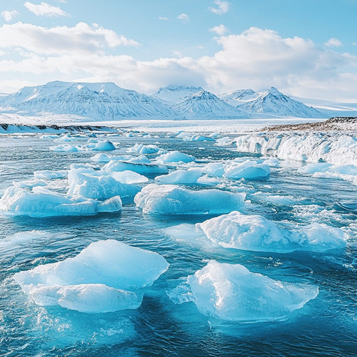 Jökulsárlón Glacier Lagoon Diamond Painting