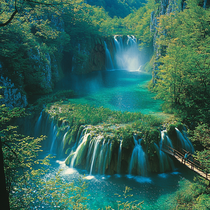 The Plitvice Lakes - Croatia DIY Paint By Diamonds