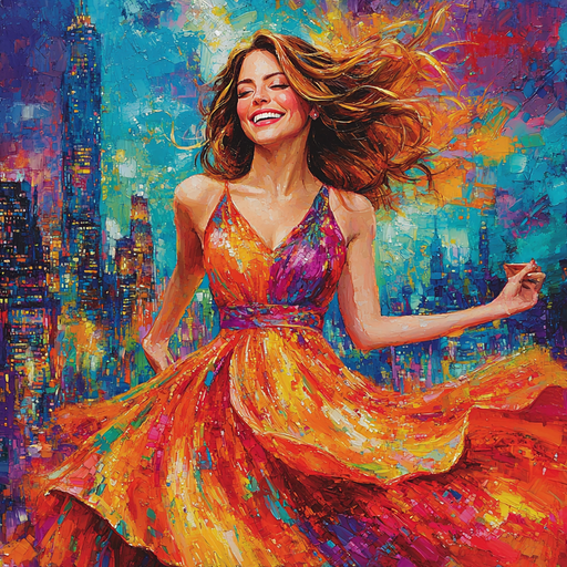 Emma Stone: The Dance Of A Thousand Dreams Painting By Diamonds Kit