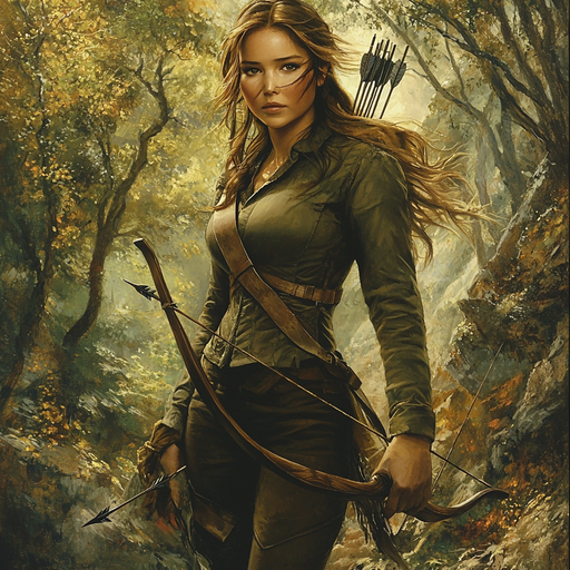 Jennifer Lawrence: The Fearless Journey Of Katniss Everdeen Diamonded Painting Kits