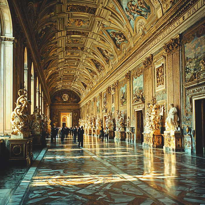 The Vatican Museums Paint By Diamonds Kits