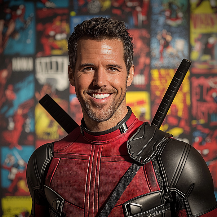 Ryan Reynolds: The Quirky Wit Of Deadpool Painting By Diamonds Kit