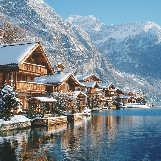 Hallstatt Village - Upper Austria Paint By Color