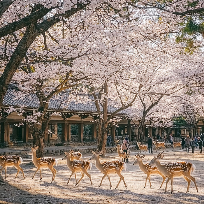 Nara Park Painting By Diamonds Kit