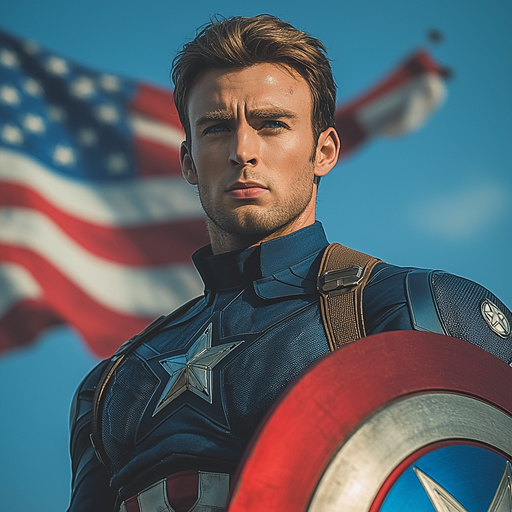 Chris Evans: The Star-Spangled Journey Of Captain America Diamond Painting