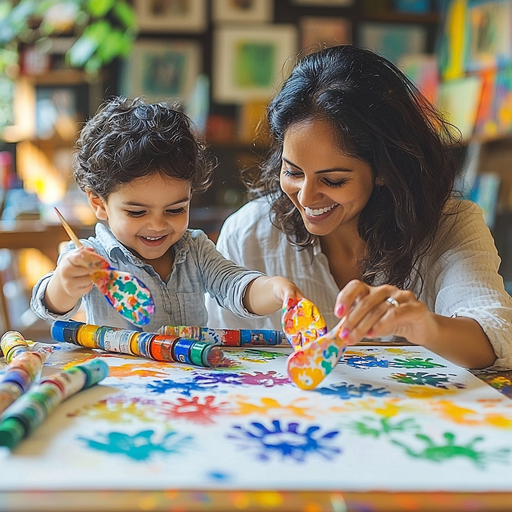 Tender Touches: Making Handprints Together Diamonded Painting Kits