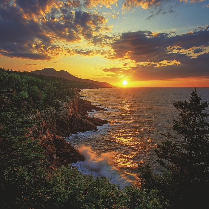 Acadia National Park Diamonded Painting Kits