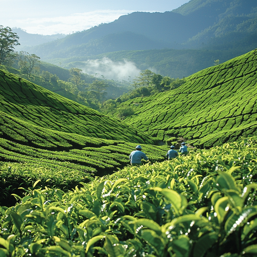 Munnar Tea Gardens Paint By Diamonds