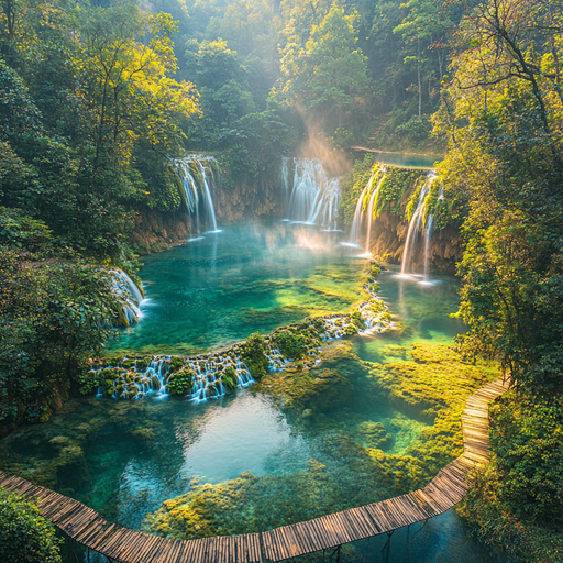 Plitvice Lakes National Park - Lika Paint By Color