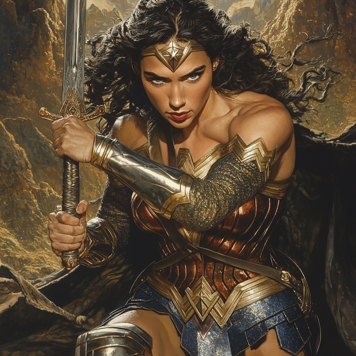 Gal Gadot: The Wonder Woman's Unstoppable Spirit DIY Paint By Diamonds