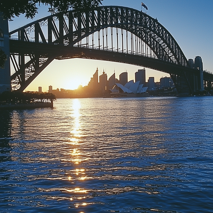 Sydney Harbour Bridge - Sydney DIY Paint By Diamonds