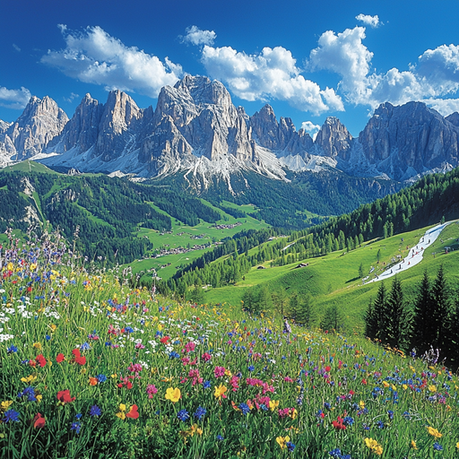 Dolomiti Di Sesto Diamonded Painting Kits