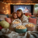 Cinematic Dreamscapes: An At-Home Movie Night Painting By Diamonds Kit