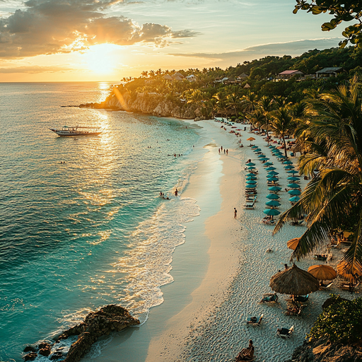 Boracay's White Beach Diamonded Painting Kits