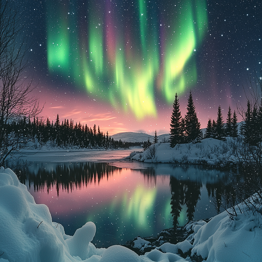 The Northern Lights Paint By Diamonds Art