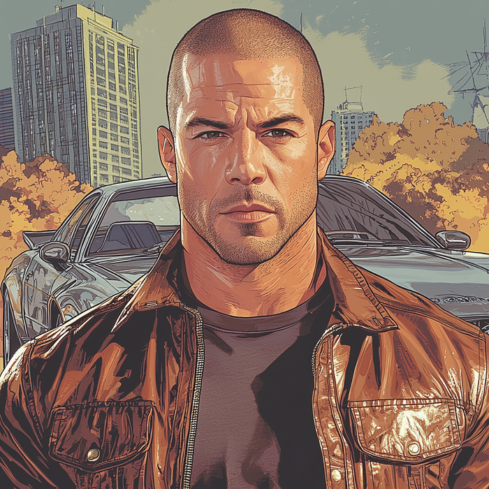 Vin Diesel: The Relentless Force Of Dom Toretto Paint By Diamonds Kits