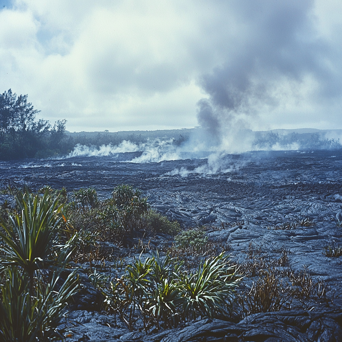 Hawaii Volcanoes National Park - Hawaii Diamonded Painting Kits