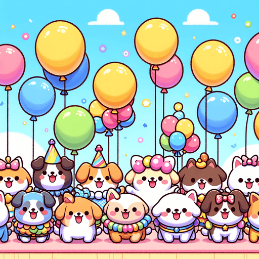 Joyful Puppy Parade Paint By Diamonds