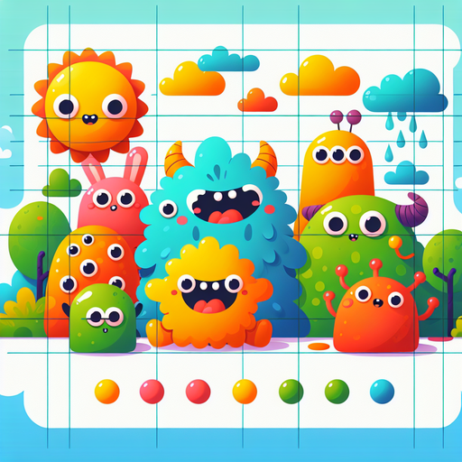 Friendly Monster Playdate Painting Diamond Kit