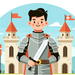 Castle Knight's Quest Paint By Diamonds Art