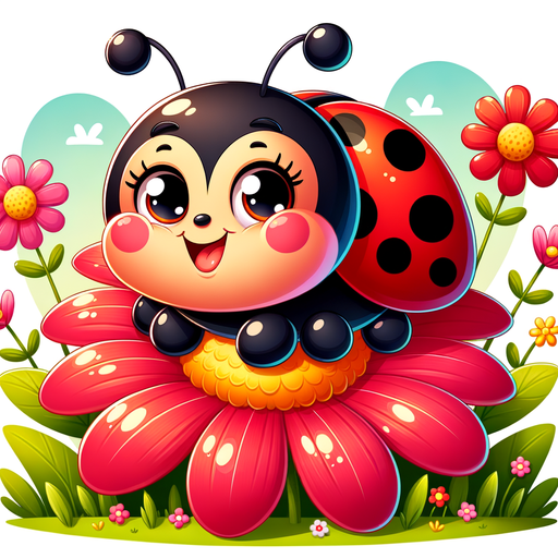 Happy Ladybug Painting By Diamonds Kit