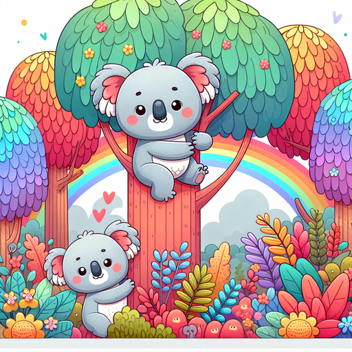 Cuddly Koala Bears Paint By Color