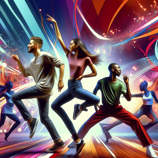 Dynamic Dance Party Paint By Color