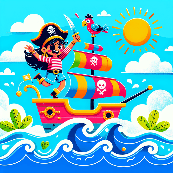 Pirate Adventures At Sea Diamond Painting