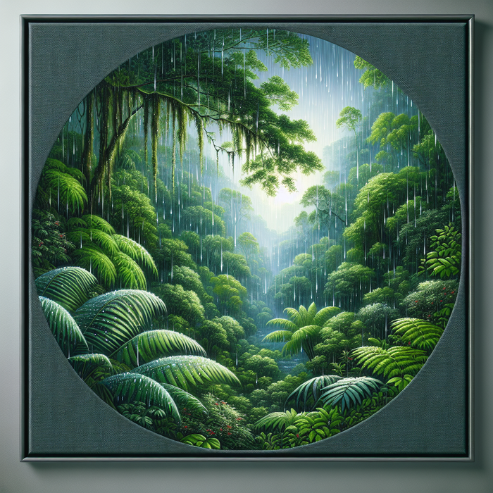 Gentle Rainforest Drizzle Diamond Painting