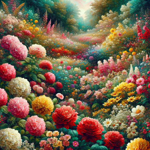 Vibrant Floral Burst DIY Paint By Diamonds