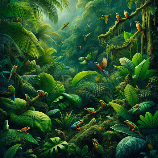 Rainforest Echoes Paint By Diamonds