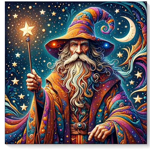 Whimsical Wizard Paint By Diamonds