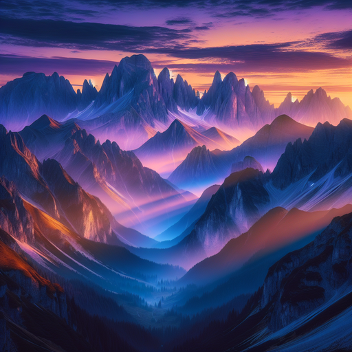 Mountain Majesties Paint By Diamond