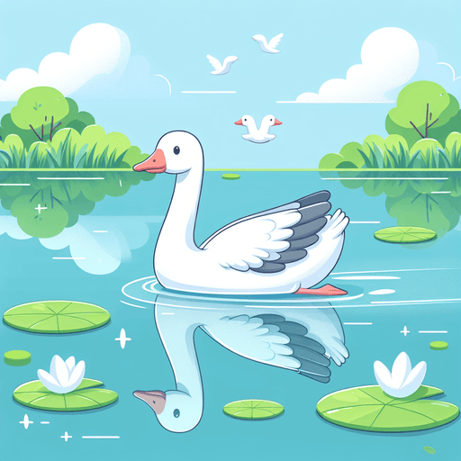 Gliding Goose Paint By Color