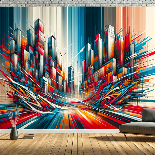 Bold Urban Graffiti Painting By Diamonds Kit