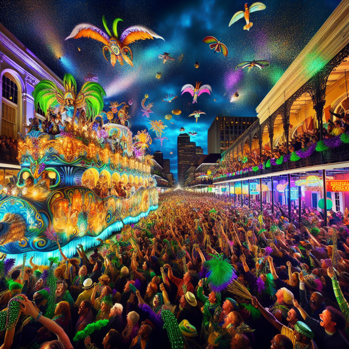 New Orleans Mardi Gras - United States Paint By Diamonds