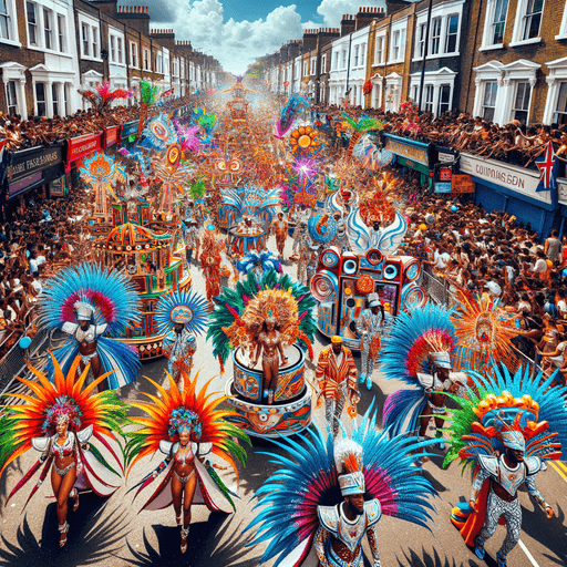 Notting Hill Carnival - United Kingdom Paint By Color