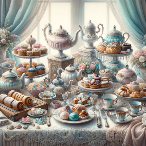 Victorian Tea Party Paint By Diamonds Art