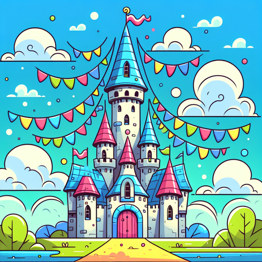 Adventure Castle Paint By Color