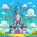 Adventure Castle Paint By Color