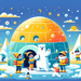 Arctic Igloo Adventures Paint By Diamond