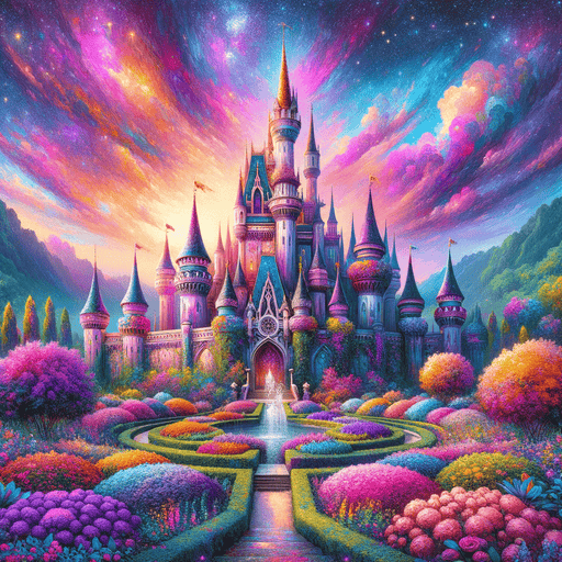 Charming Storybook Castle Diamonded Painting Kits
